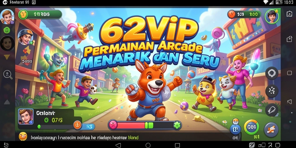 Screenshot gameplay 62VIP menampilkan aksi seru dan tantangan Arcade.