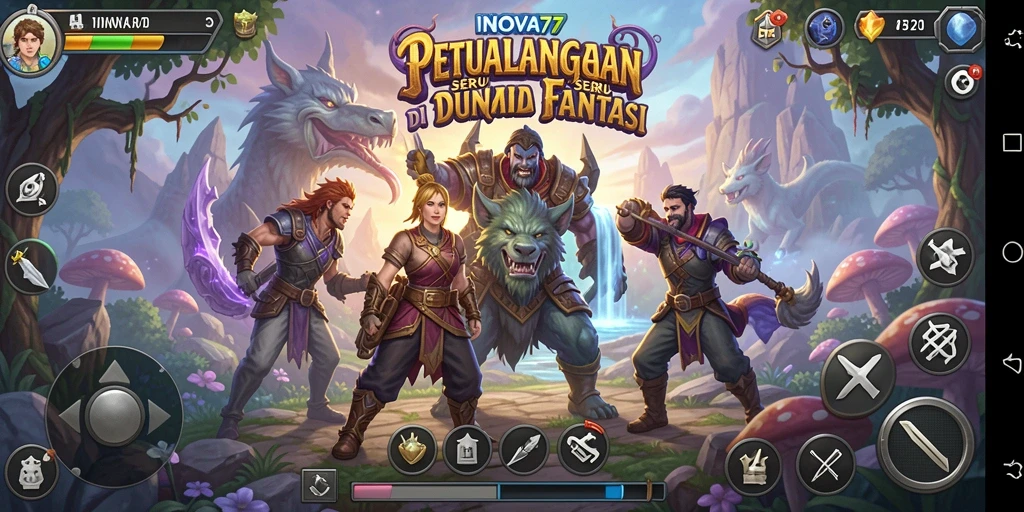 Gameplay seru dan menantang di dalam <strong>INOVA77</strong>.