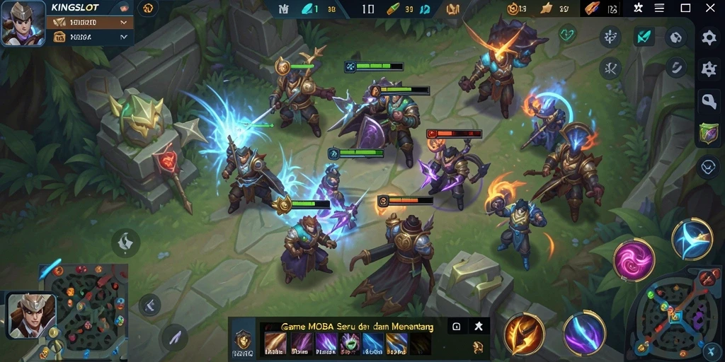 Tampilan gameplay KINGSLOT yang seru dan dinamis.