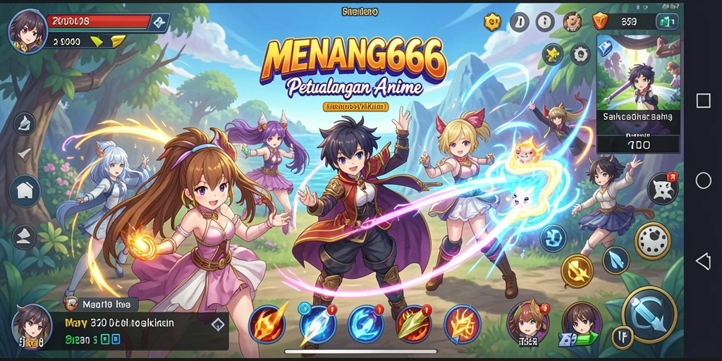 Tampilan gameplay seru dari MENANG666 yang penuh warna.
