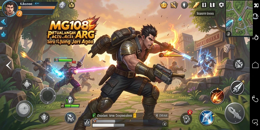 Menampilkan aksi mendebarkan dari gameplay MG108 dalam genre ARPG.