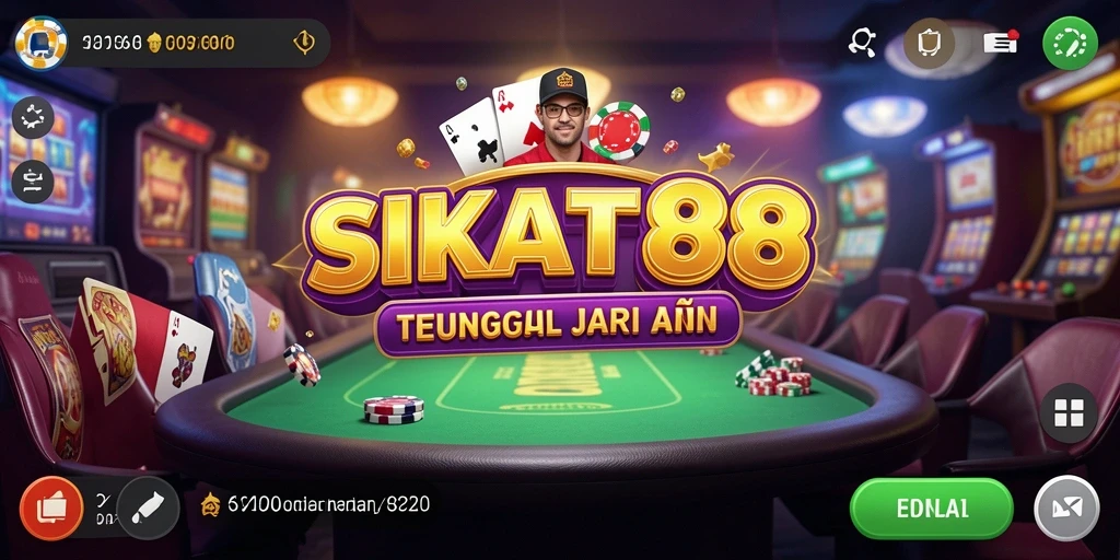 Tampilan gameplay kasino yang menarik di SIKAT88.